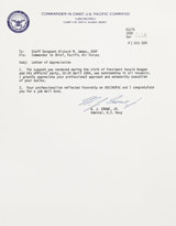 Letter of reference, Admiral Crowe